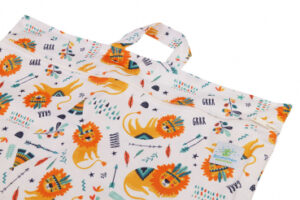Blümchen hängender Windelsack XL